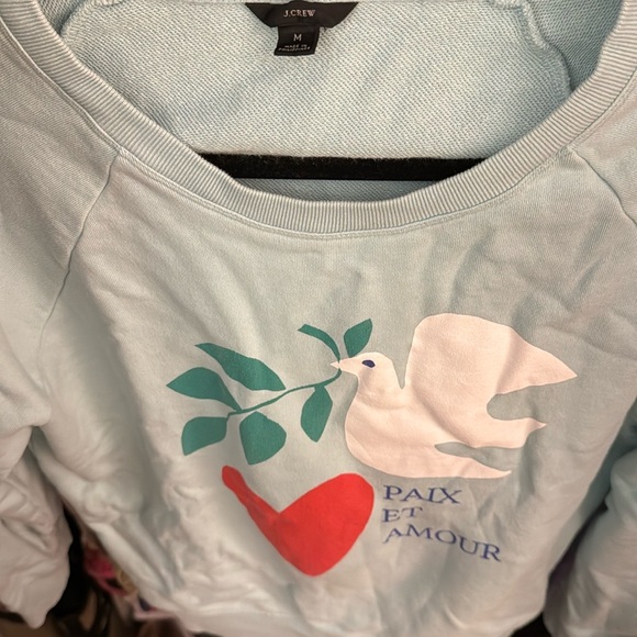 J.Crew Light Blue Sweater - Size M - Picture 3 of 3